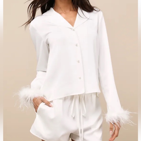 Lulu’s Bridal Pajama Set - Picture 2 of 4